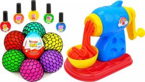 آموزش ساخت خمیر مجسمه - خمیر بازی جدید- مخلوط کردن خمیر رنگی