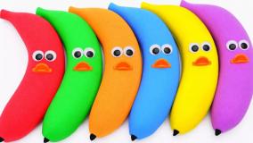 شن رنگی - شن بازی کودکانه - موزهای رنگی با شن جنبشی - بازی و سرگرمی کودکانه