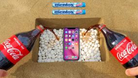 آزمایش تلفن در مقابل کوکاکولا زیرزمینی و منتوس