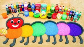 نحوه ساخت کرم رنگین کمانی با اوربیز - نوشابه های گازدار و منتوس