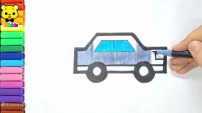 آموزش نقاشی ماشین کوچولو برای کودکان/ نقاشی پسرانه