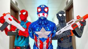 نبرد مرد عنکبوتی و اسپایدرمن جدید - مبارزه با دشمنان - برنامه کودک