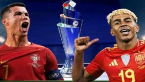 مراسم کامل اهدای مدال و کاپ قهرمانی لیگ ملتهای اروپا 2025 | 18 خرداد 1404