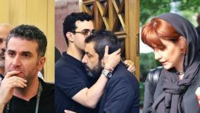 حضور دلگرم کننده جمع کثیری از هنرمندان و بازیگران در مراسم ختم پدر عباس جمشیدی فر | 18 خرداد 1404