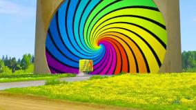 کارتون ماشین بازی جدید ماشین مسابقه و قطار | برنامه کودک ماشین بازی رنگی