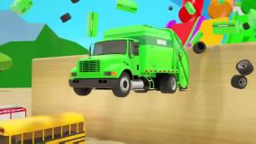 کارتون ماشین بازی جدید ماشین و گوی های رنگی | برنامه کودک ماشین بازی رنگی