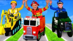 کارتون ماشین بازی جدید ماشین آتشنشانی | برنامه کودک ماشین بازی رنگی