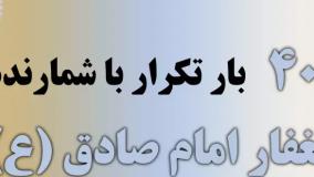 ۴۰۰ (چهارصد) بار تکرار استغفار امام صادق (ع) برای افزایش علم و روزی- با شمارنده