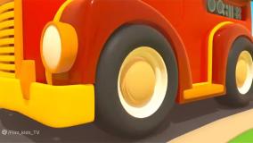 کارتون ماشین بازی جدید ماشین حمل توپهای رنگی | برنامه کودک ماشین بازی رنگی