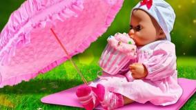 کلیپ مراقبت از نی نی کوچولو - نی نی آنابل به خرید می رود و بشقاب جدید می خرد