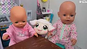 کارتون عروسک های نی نی کوچولو و بازی آنها - کارتون نی نی