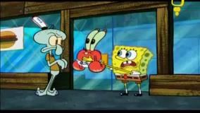 کارتون باب اسفنجی : گاز نی نی کوچولو