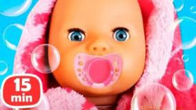 کارتون قشنگ دخترانه مراقبت از نی نی کوچولو طولانی - روتین روزانه و شبانه