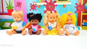 فیلم نی نی کوچولو بامزه و عروسک بازی : برنامه کودک باربی ها ؛ مایا و مری