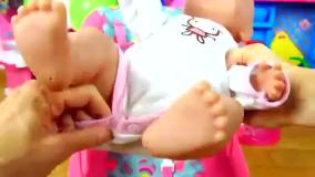 کارتون نی نی کوچولو خوشگل - مراقبت از نی نی کوچولو و اسباب بازی جدید آشپزی