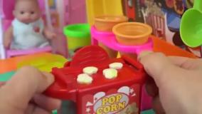 برنامه کودک دخترانه عروسک و نی نی کوچولو : درست کردن ماکارونی خوشمزه