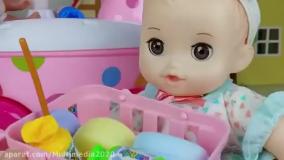 کارتون عروسک بازی کودکانه | ماجراهای نی نی کوچولو | معراجه نی نی به دکتر