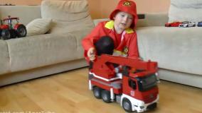 برنامه کودک ماشین بازی کودکانه با سنیا : بازی در نقش پلیس و آتش نشان!