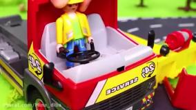 ماشین بازی کودکانه همراه با ماشینهای متنوع و رنگی