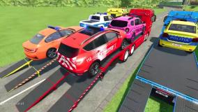 ماشین بازی کودکانه - ماشین های جدید رنگارنگ - ماشین های مسابقه ای - بازی ماشین