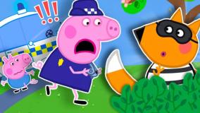 کارتون پپا پیگ | | peppa pig | پپا پیگ داستان پلیس آموزش زبان به کودکان