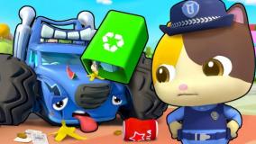 کارتون بیبی باس : آموزش زبان به کودکان ‍‍‍| تصادف رانندگی!