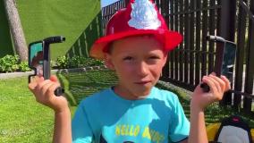 اسباب بازی های سوفیا و مکس - کامیون آتش نشانی - ماشین بازی