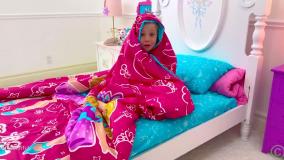 برنامه کودک ناستیا وبابایی چالش تنهایی خوابیدن | کارتون ناستیاشو طولانی