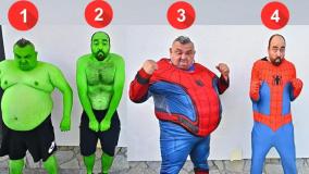 ابرقهرمانان در دنیای واقعی - هالک مرد خنده دار کلیپ خنده دار مردعنکبوتی