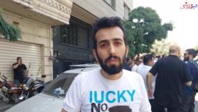 اعتراض هواداران استقلال مقابل دوربین خبرورزشی؛ این حق ما نیست!