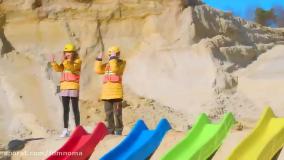 کارتون ماشین بازی جدید بیبوبیبو: یادگیری رنگ ها با بیل مکانیکی!