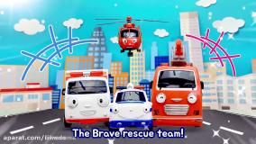 کارتون ماشین بازی جدید بیبوبیبو: ماشین های مسلح سوار بر اتوبوس کوچک!