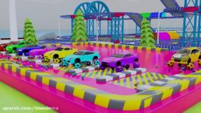 کارتون ماشین بازی جدید بیبوبیبو: برنامه کودک ماشین ها با چرخ های توپ فوتبالی!