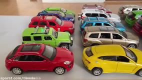 کارتون ماشین بازی جدید بیبوبیبو: حرکت ماشین ها و افتادن به داخل آب!