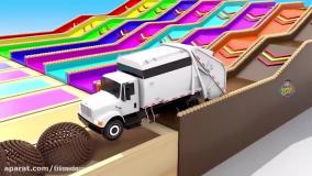 کارتون ماشین بازی جدید بیبوبیبو: توپ های بزرگ برای ماشین سنگین!