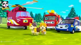 کارتون بیبی باس : آموزش زبان به کودکان ‍‍‍|  ماشین های کوچک در حال مسابقه!