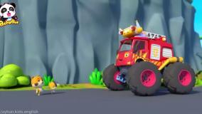 کارتون بیبی باس : آموزش زبان به کودکان ‍‍‍| ماشین کودک و مسابقه!