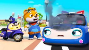 کارتون بیبی باس : آموزش زبان به کودکان ‍‍‍| خراب شدن ماشین پلیس!