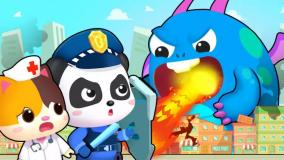 کارتون بیبی باس : آموزش زبان به کودکان ‍‍‍| حادثه آتش سوزی و پلیس!