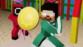 ماینکرفت انمیشن اسکویید گیم کارتون ماینکرفت