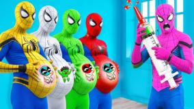 مردعنکبوتی نبرد و اسپایدرمن مبارزه برسر پول spiderman اسپایدر من مرد عنکبوتی