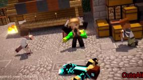 سینمایی ماینکرفت|انیمیشن|کارتون|ماینکرفت|minecraft|animation|فیلم|بتل رویال