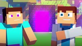 کارتون ماینکرفت زندگی الکس و استیو قسمت ۱