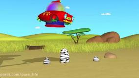 انیمیشن کودکانه تو تی تو TUTiTU (این قسمت: حیوانات- گورخر ) آموزش ساخت وسایل