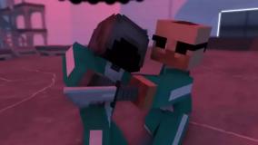 کارتون ماینکرفت اسکویید گیم