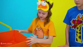 برنامه کودک ایوا و مامان چالش با چشمان بسته | کارتون ایواشو طولانی جدید