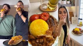 آشپزیه مرغ بریانی و دسرهایه خوشمزه