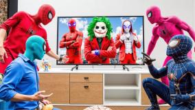 نبرد مرد عنکبوتی و اسپایدرمن بچه نیکوکار مرد عنکبوتی spiderman - مرد عنکبوتی