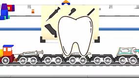 کارتون ماشین بازی جدید قطار خمیر دندونی | انیمیشن ماشین بازی رنگی