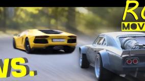 کارتون ماشین بازی : لامبورگینی اونتادور Vs دوج چارجر : بازی با ماشین کنترلی